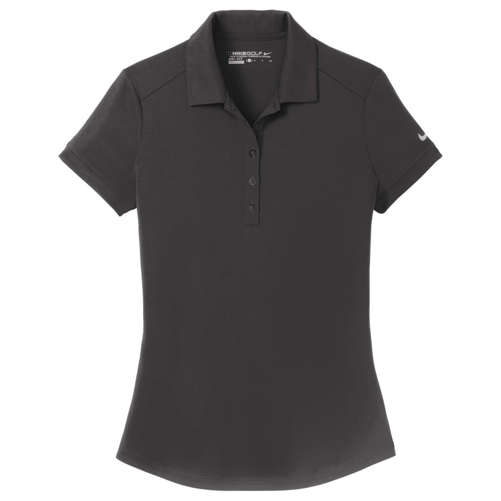 Nike 811807 Ladies Dri-FIT Smooth Performance Polo - Anthracite